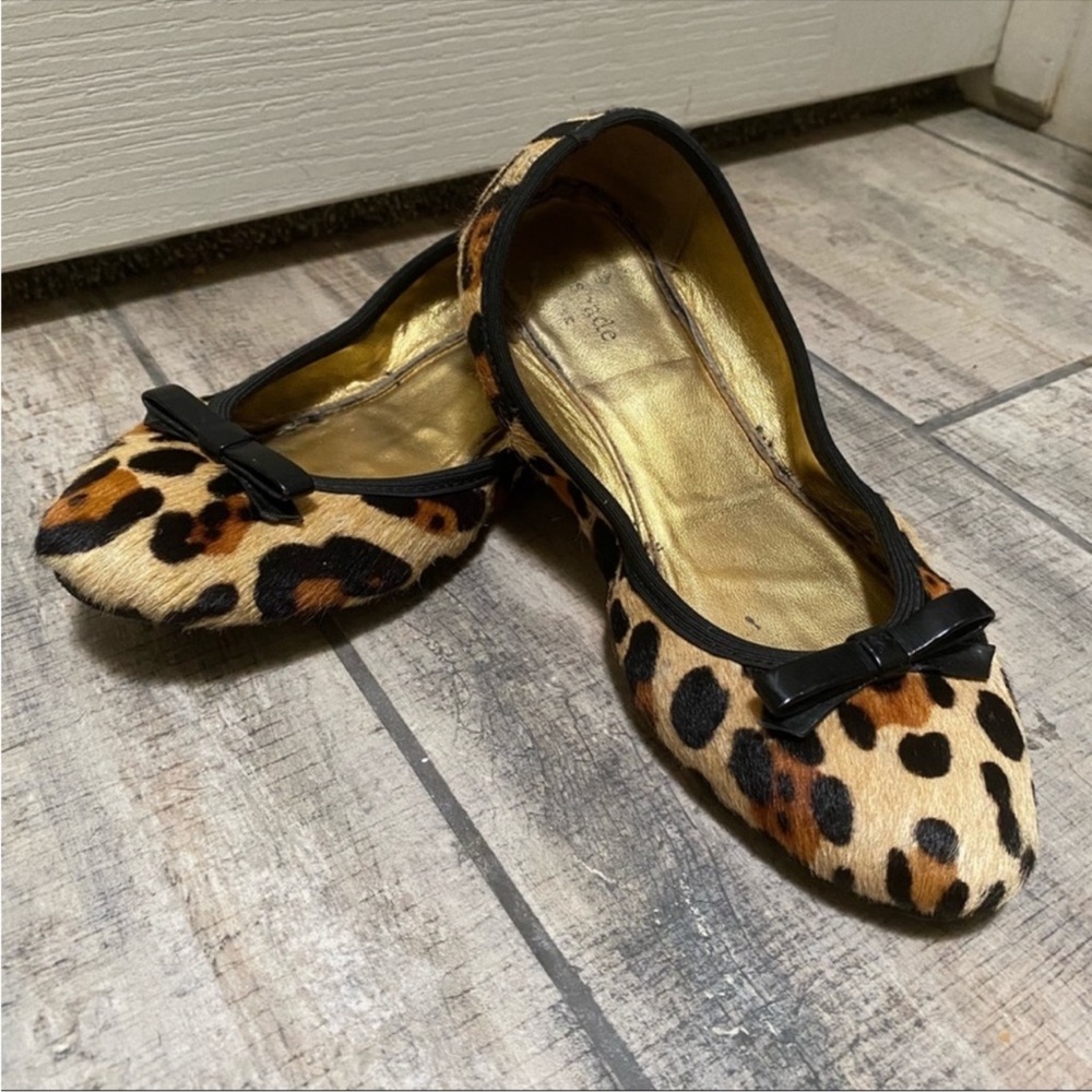 Kate Spade leopard print pony hair flats, 7